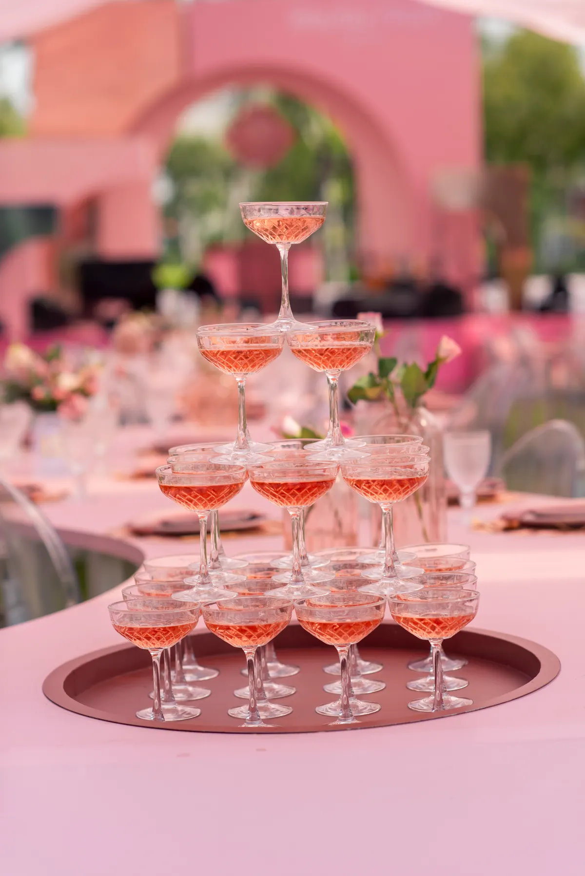 Detalhe da mesa Pink Table